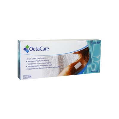 OctaCare Şeffaf Yara Örtüsü 9x25 cm | Su Geçirmez PU Film | 25 Adet