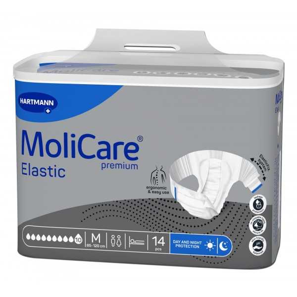 MOLİCARE 10 DAMLA BELBANTLI HASTA BEZİ MEDIUM ORTA BOY 14 ADET