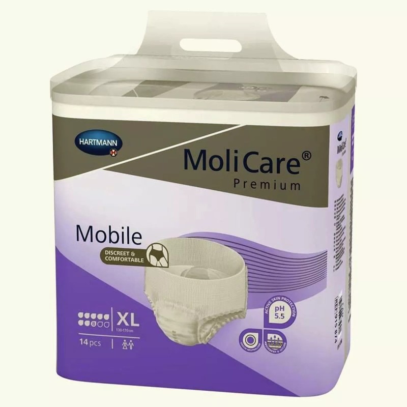 Molicare 8 Damla Külot Bez XLarge 14’lü 4 Paket – Bez Dünyası