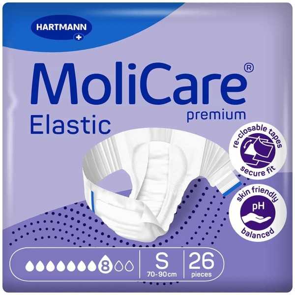 MOLİCARE 8 DAMLA BELBANTLI HASTA BEZİ SMALL 26* 3 PAKET