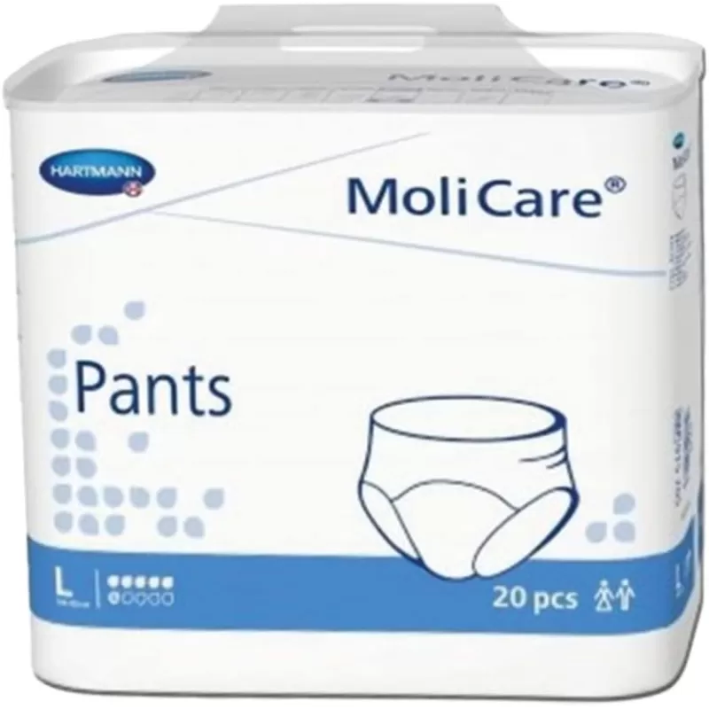 MOLİCARE 6 DAMLA 1528 GR EMİŞ KAPASİTELİ KÜLOT BEZ LARGE 20 Lİ*4 PAKET MOLİCARE 6 DAMLA 1528 GR EMİŞ KAPASİTELİ KÜLOT BEZ LARGE 20 Lİ*4 PAKET