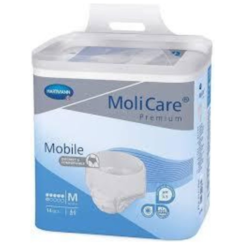 MOLİCARE 6 DAMLA 1662 GR EMİŞ KAPASİTELİ KÜLOT BEZ MEDİUM 14 LÜ MOLİCARE 6 DAMLA 1662 GR EMİŞ KAPASİTELİ KÜLOT BEZ MEDİUM 14 LÜ