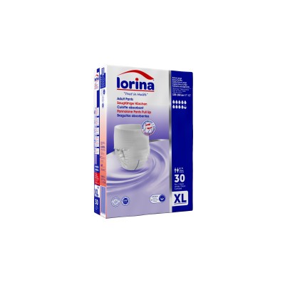 Lorina Emici Külot XLarge 30 Adet – Ekstra Büyük Boy Hasta Bezi
