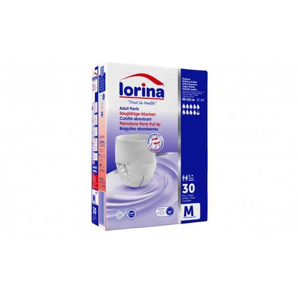 LORİNA 6 DAMLA EMİCİ KÜLOT ORTA BOY MEDİUM 120 ADET
