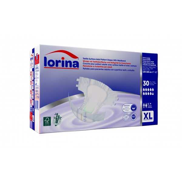 LORİNA BELBANTLI EKSTRA BÜYÜK BOY XLARGE HASTA BEZİ 30 ADET
