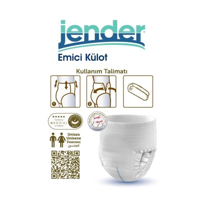 Jender Emici Külot XLarge 120’li – Bez Dünyası