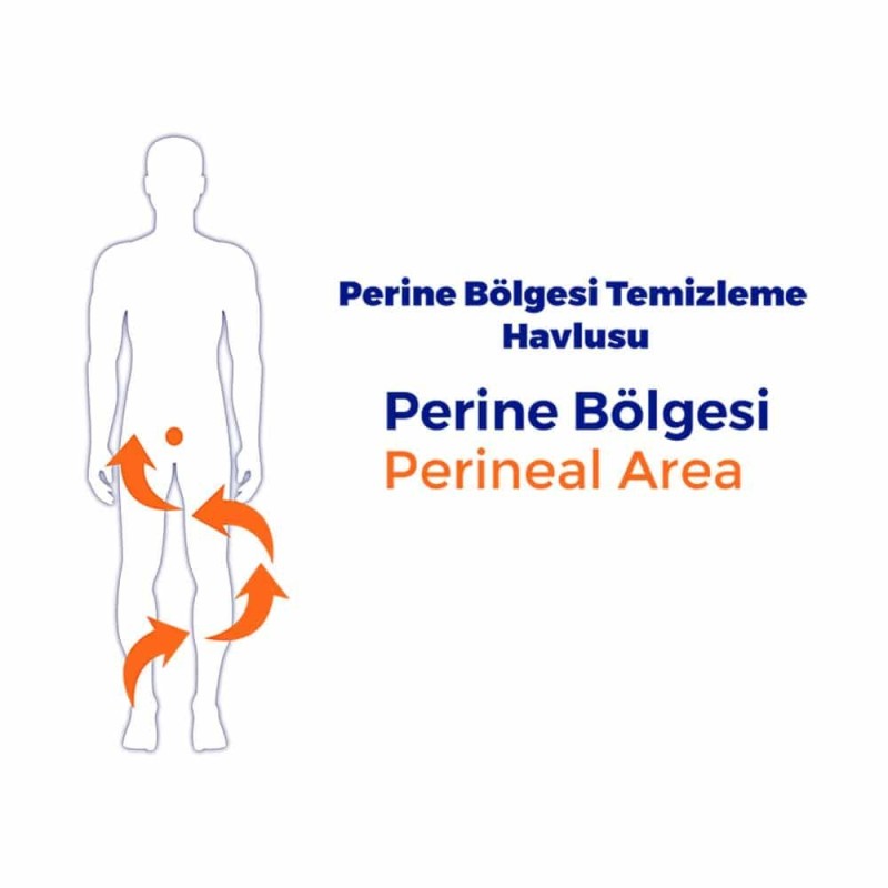 Lorina Perine ve Vücut Bölgesi Temizleme Havlusu 50’li Paket | Hijyenik ve Pratik