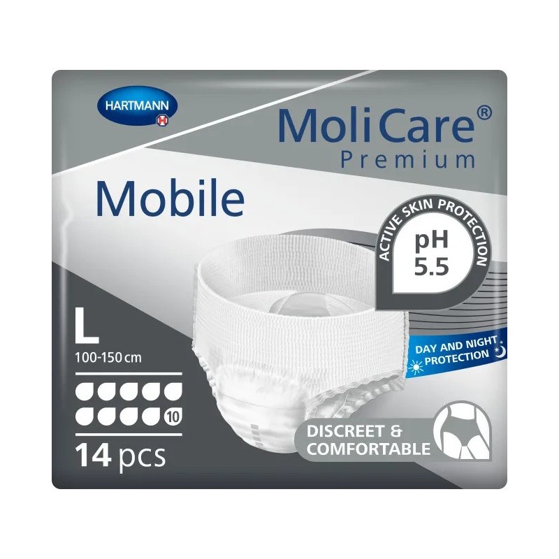 MoliCare 10 Damla Emici Külot Large | 14 Adet | Sızdırmaz ve Rahat