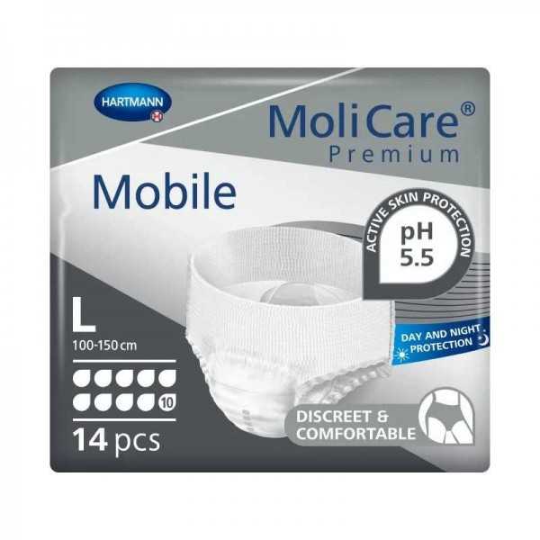 MOLİCARE 10 DAMLA KÜLOT BEZ BÜYÜK BOY LARGE 14 LÜ*4 PAKET