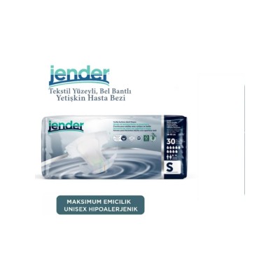 Jender Belbantlı Hasta Bezi Small 30’lu x 4 Paket | Bez Dünyası