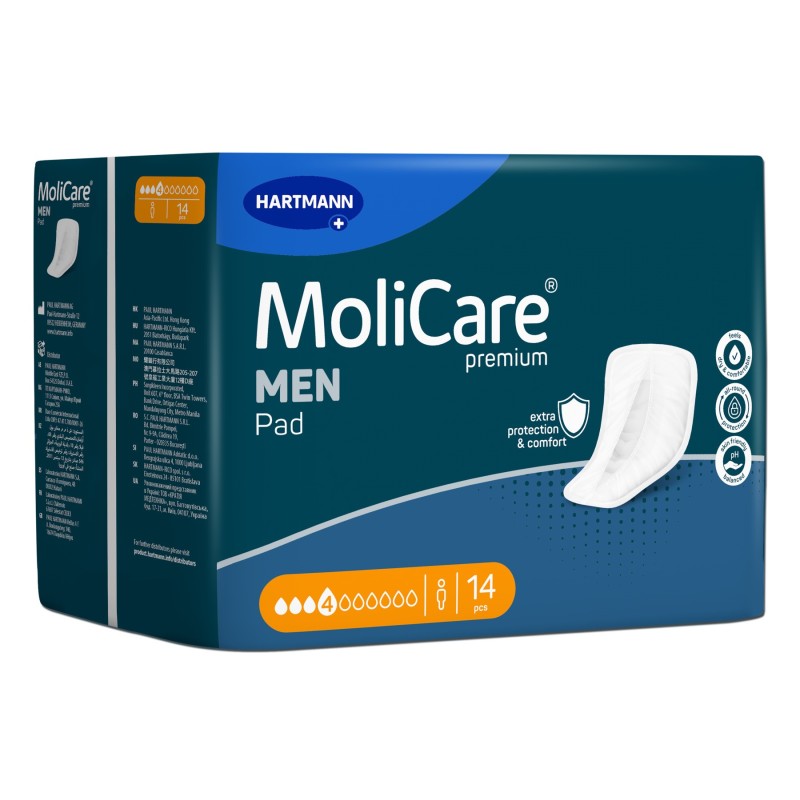 Hartmann Molicare Premium Men Pad 4 Damla – Erkek Mesane Pedi, Aktif Koruma, 14’lü Hartmann Molicare Premium Men Pad 4 Damla – Erkek Mesane Pedi, Aktif Koruma, 14’lü