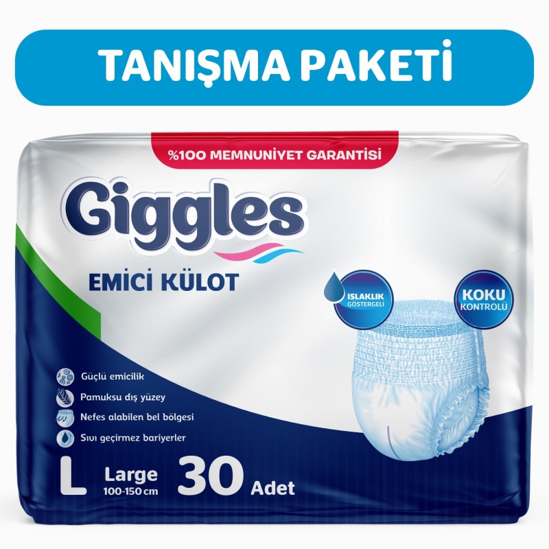 Giggles Emici Külot Large 30’lu – Bez Dünyası