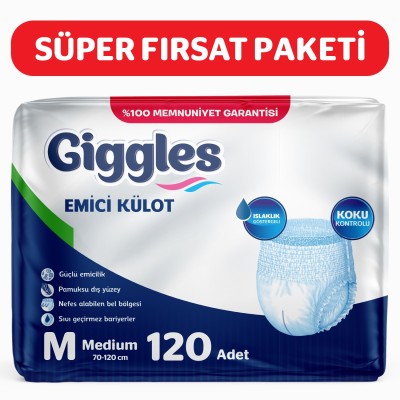 Giggles Emici Külot Medium 120’li – Bez Dünyası
