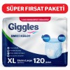 Giggles Emici Külot XLarge 120’li – Bez Dünyası