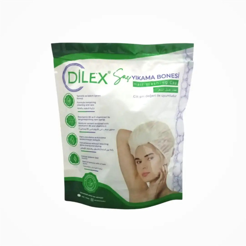 Dilex Saç Yıkama Bonesi 10 Adet – Bez Dünyası Dilex Saç Yıkama Bonesi 10 Adet – Bez Dünyası