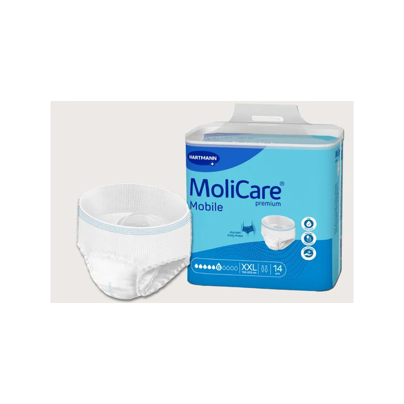 MoliCare 6 Damla Külot Bez 2XLarge | Yüksek Emici ve Konforlu Yetişkin Bez