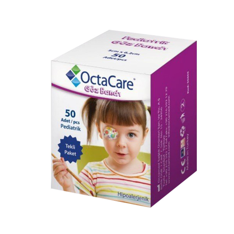 Octacare Kız Çocuk Göz Kapama Bandı 50 Adet - Bezdunyasi