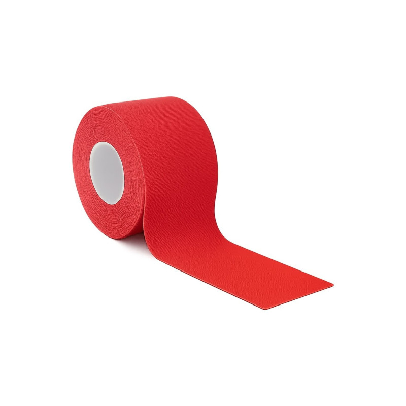 Octacare Kinesiyoloji Bandı & Kinezyo Sporcu Ağrı Bandı - (5cm x 5mt)-Kırmızı-1 Adet