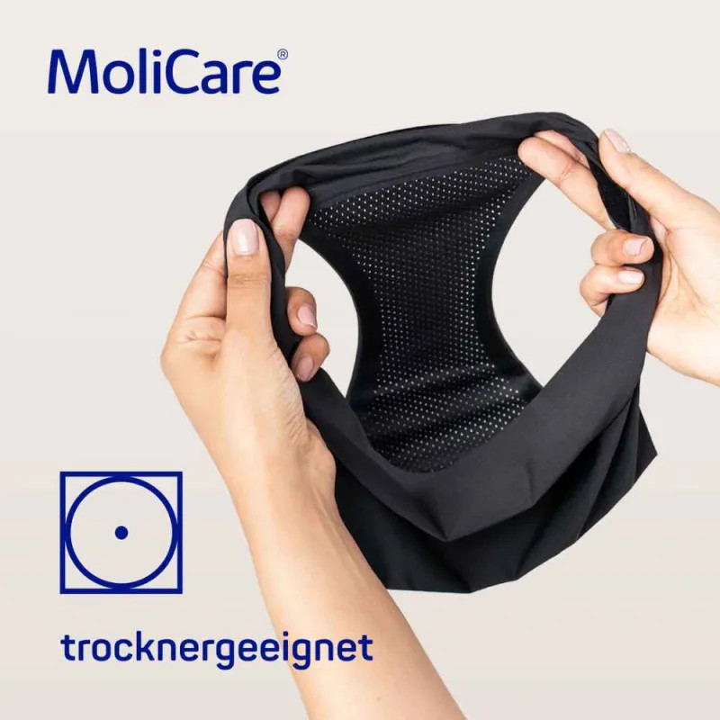 MoliCare Yıkanabilir Regl ve İdrar Kaçırma Külotu - Siyah