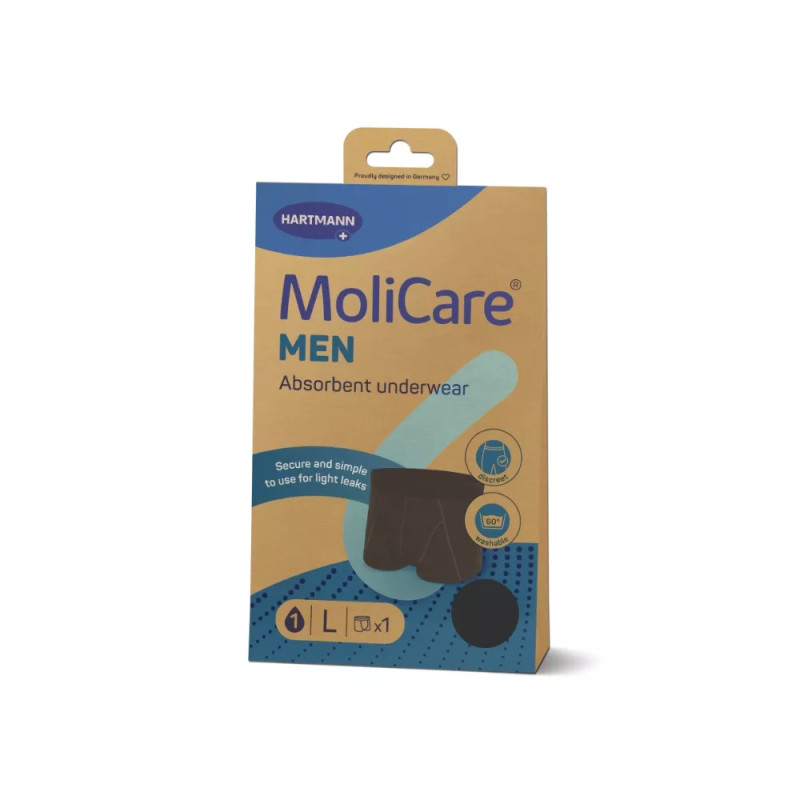 MoliCare Men Large Yıkanabilir Emici Külot | Erkek İdrar Kaçırma 82 ml