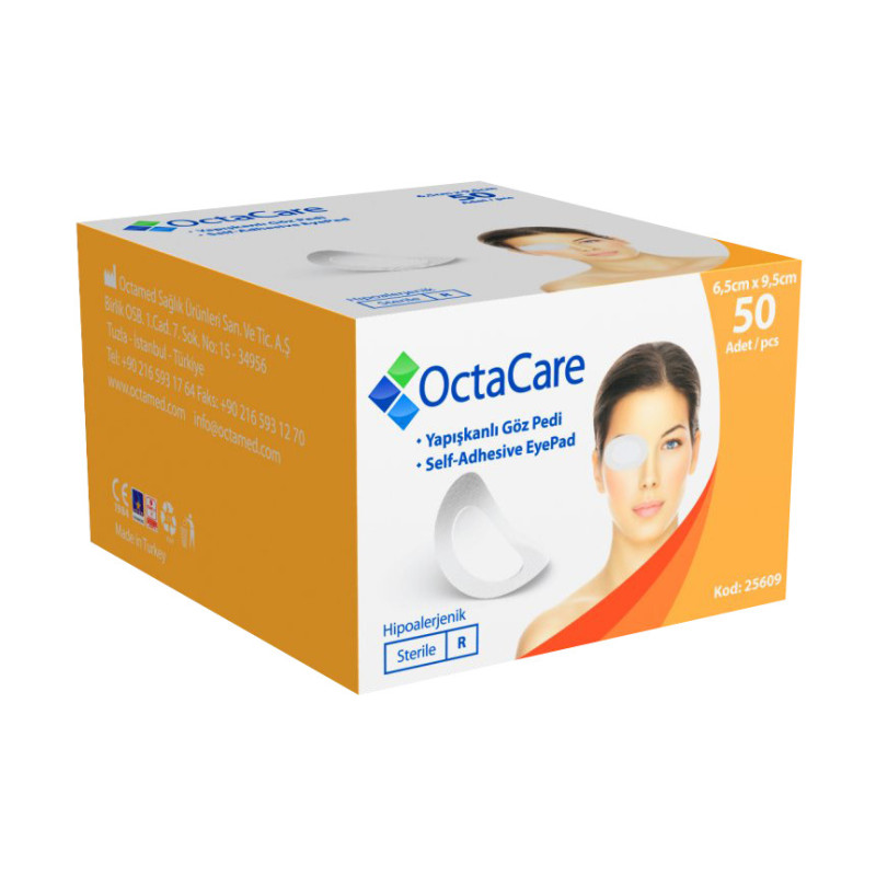 Octacare Steril Yapışkanlı Göz Pedi 6.5x9.5 (200 Adet - 4 Kutu)Octacare Steril Yapışkanlı Göz Pedi 6.5x9.5 (200 Adet - 4 Kutu)