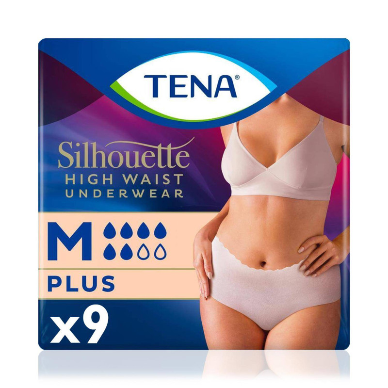 TENA Silhouette Plus M Krem Emici Külot | 9 Adet