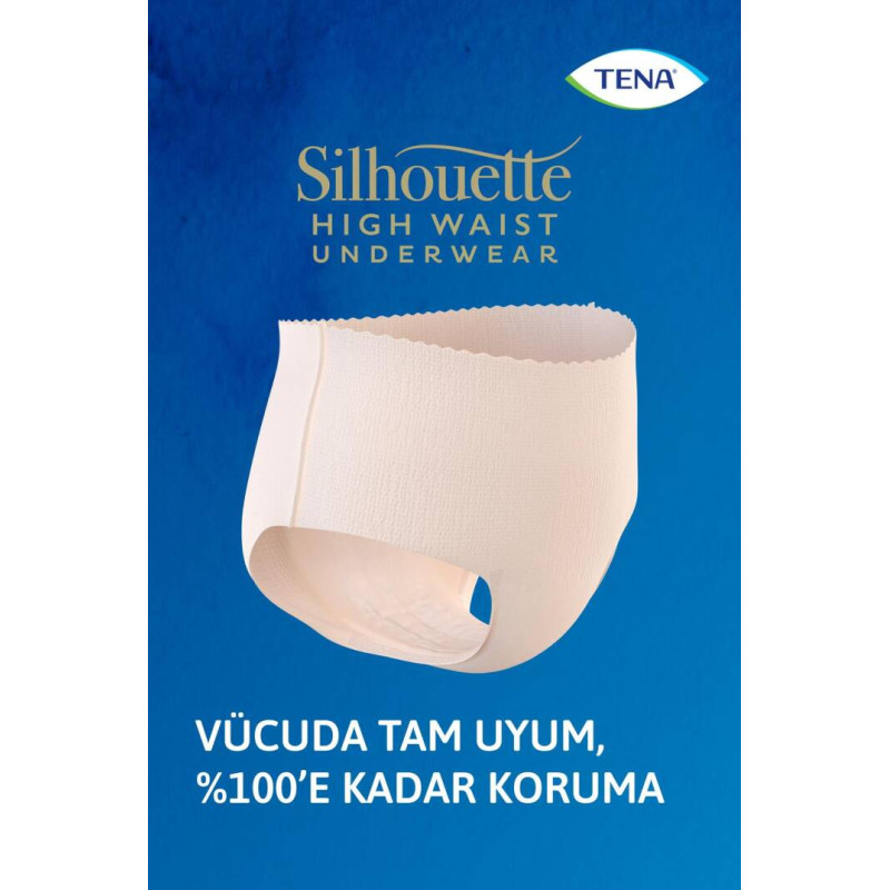 TENA Silhouette Plus M Krem Emici Külot | 54 Adet