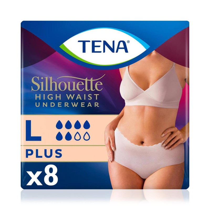TENA Silhouette Plus L Krem Emici Külot | 8 Adet