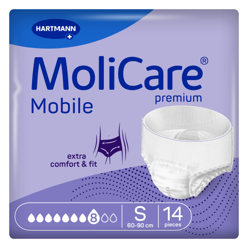 Molicare 8 Damla Kulot Bez Küçük Boy 14’lü × 4 Paket | Bez Dünyası