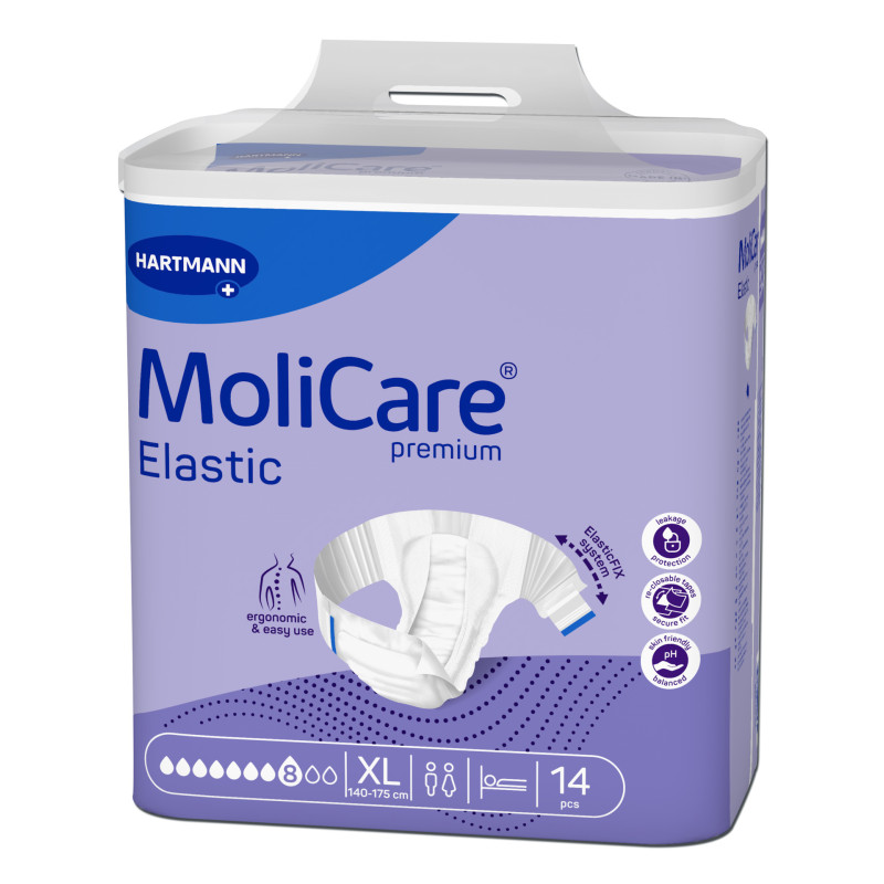 MoliCare 8 Damla XLarge 56 Adet | Belbantlı Hasta Bezi