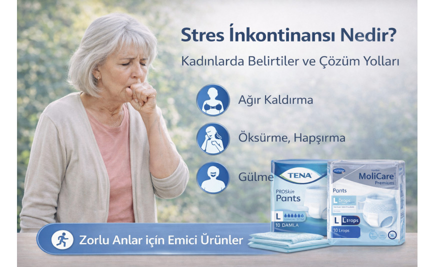 Stres İnkontinansı Nedir? Kadınlarda Belirtiler