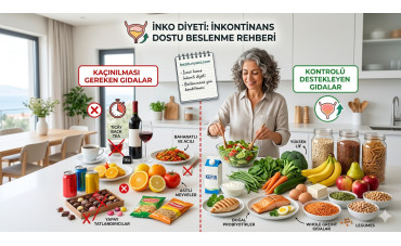 İnkontinans Diyeti: Gıdalar