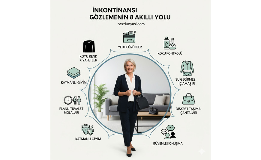 İnkontinansı Gizlemenin 8 Akıllı Yolu