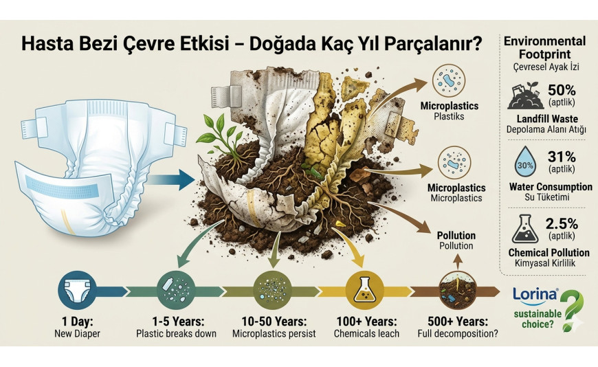 Hasta Bezi Çevre Etkisi: Doğada Kaç Yıl Parçalanır