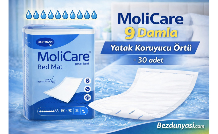 MoliCare 9 Damla Yatak Koruyucu Örtü Nedir? Emiciliği Neden Bu Kadar Yüksek?