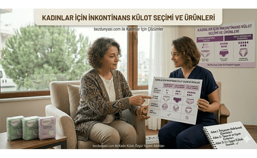 Kadınlar İçin İnkontinans Külotu
