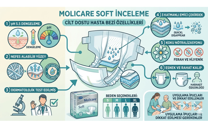 MoliCare Soft İnceleme: Cilt Dostu Hasta Bezi