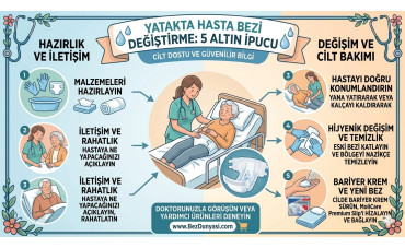 Yatakta Hasta Bezi Değiştirme: 5 İpucu