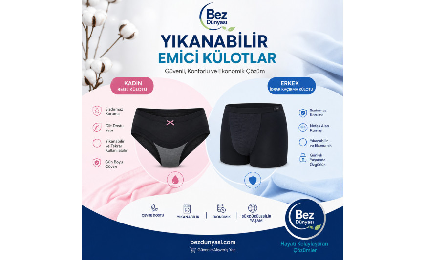 Regl Döneminde Özgürlük: Neden Yıkanabilir Regl Külotuna Geçmelisiniz?