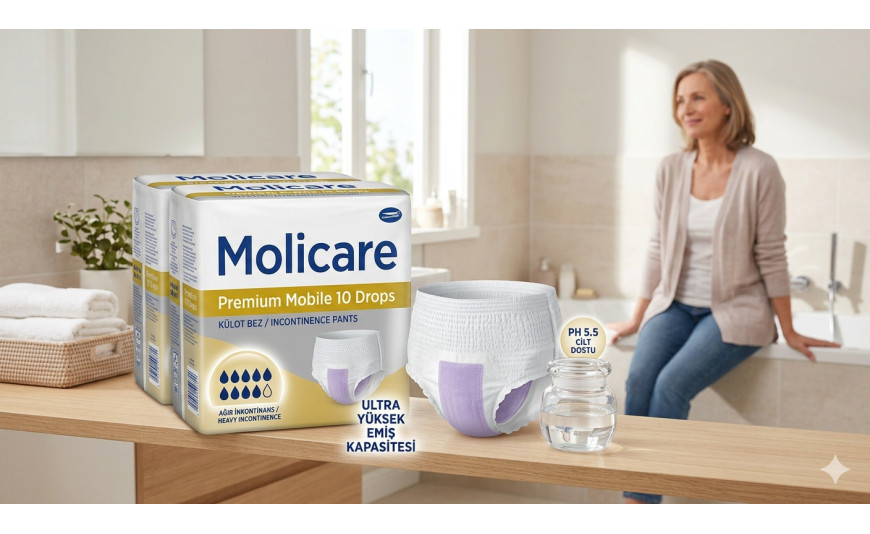 Maksimum Koruma, Kesintisiz Konfor: Molicare 10 Damla Külot Bez ile Tanışın