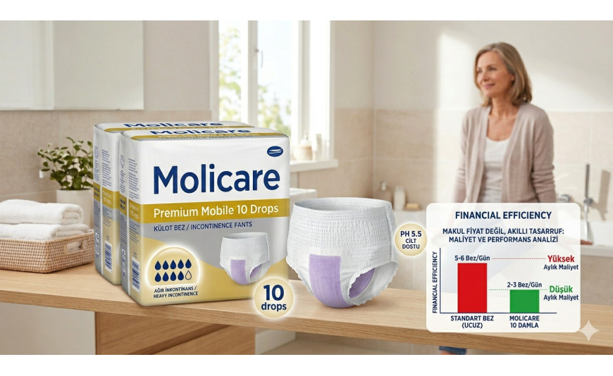 En İyi Hasta Bezi Hangisi? Molicare 10 Damla Neden "Maliyet/Performans" Şampiyonu?