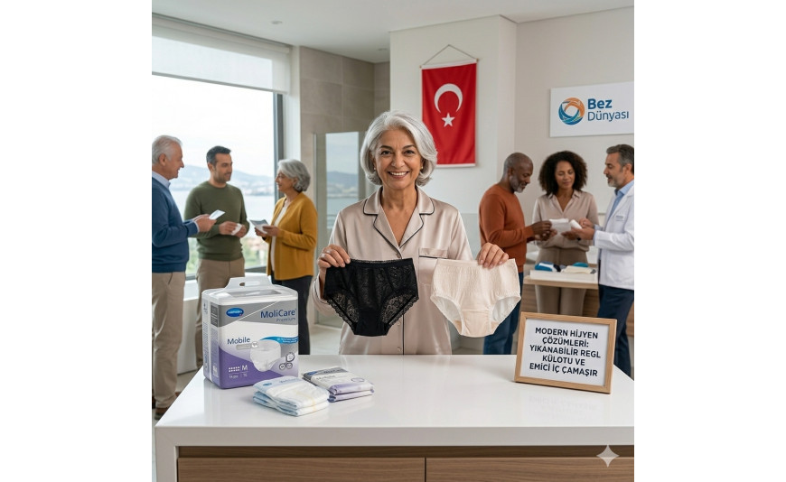 MoliCare Yıkanabilir Regl Külotu ve Emici İç Çamaşırı ile Gün Boyu Güven