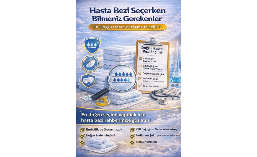 Hasta Bezi Seçerken Bilmeniz Gerekenler: En Doğru Hasta Bezi Nasıl Seçilir?