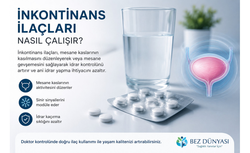 İnkontinans İlaçları Nasıl Çalışır