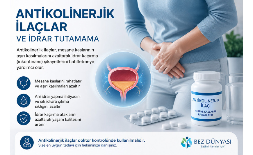 Antikolinerjik İlaçlar ve İdrar Tutamama