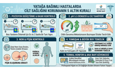 Yatağa Bağımlı Hastalarda Cilt Sağlığını Korumanın 5 Altın Kuralı
