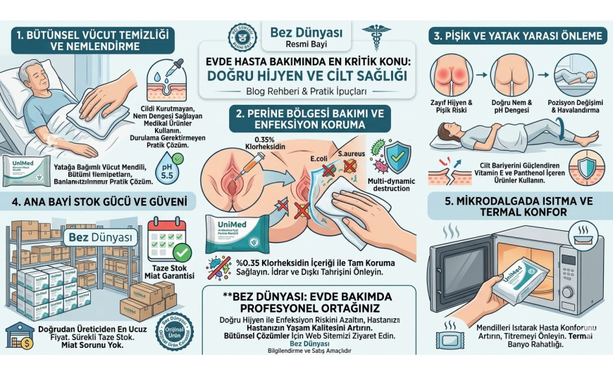 Evde Hasta Bakımında En Kritik Konu: Doğru Hijyen Ürünü Seçimi