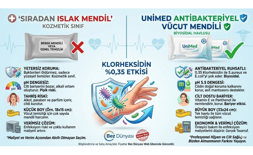 Antibakteriyel Vücut Mendilleri ile Normal Islak Mendiller Arasındaki Farklar
