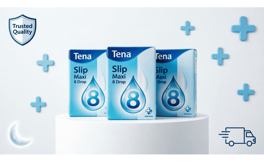 Tena Slip Maxi 8 Damla: Gece Boyu Koruma Rehberi | Ana Bayi Fiyat 2026
