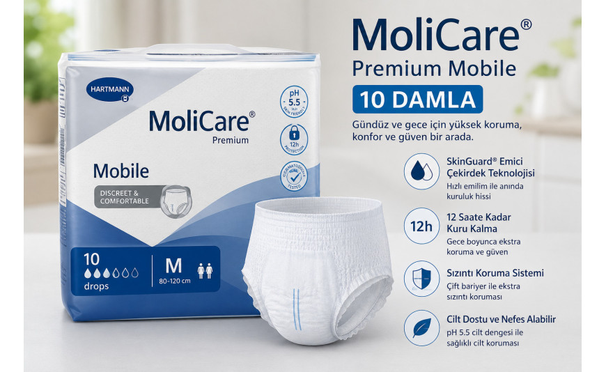 MoliCare Premium Mobile 10 Damla Külot Hasta Bezi İncelemesi